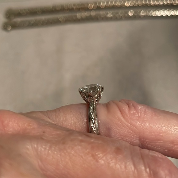 Tacori engagement ring Sterling Silver - Picture 11 of 13